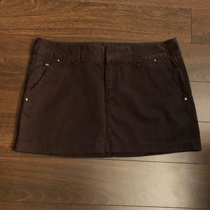 Brown Mini Skirt EUC